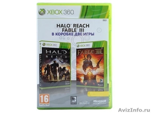 Продаю лицензионные игры для xbox 360 Halo reach+fable 3(рус)+dlc fable - Изображение #1, Объявление #528484